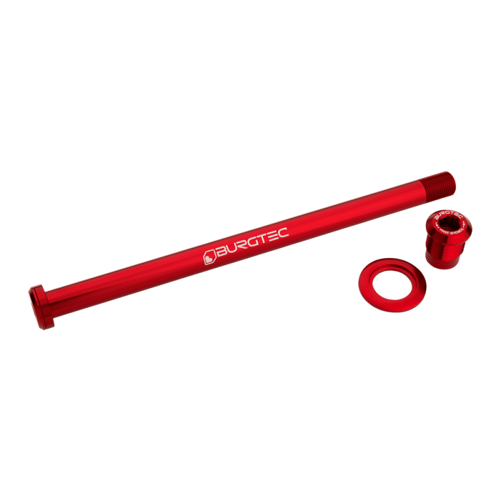 Burgtec Trek Session 194mm Rear Axle Race Red