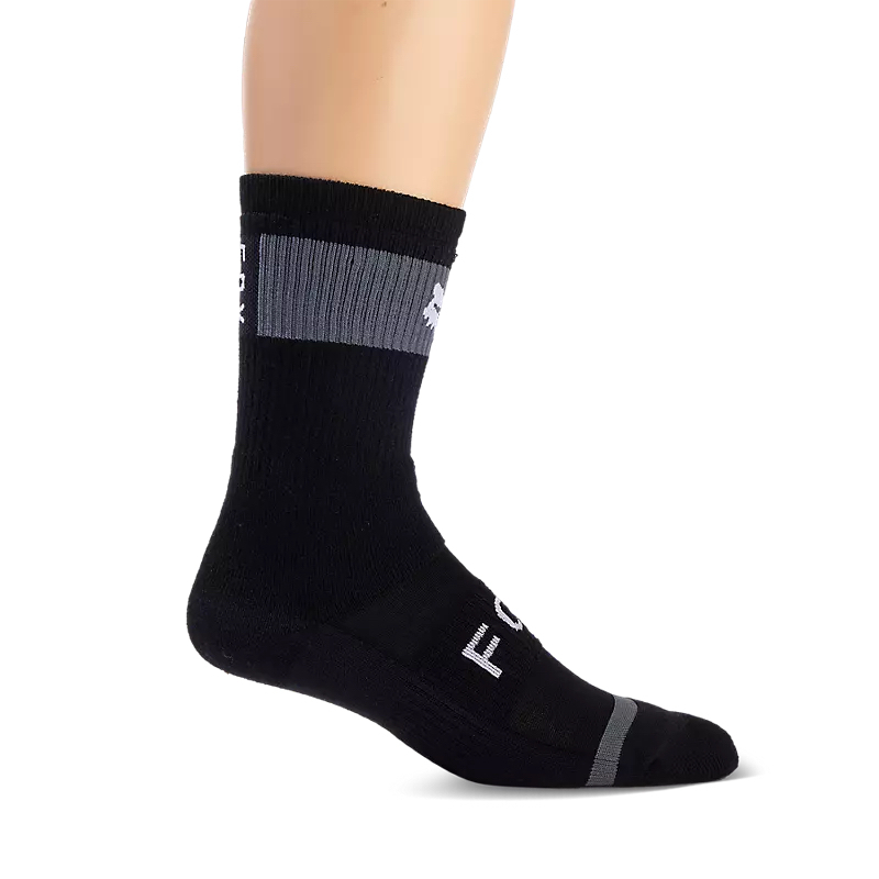Fox 8" DEFEND WINTER SOCK, BLACK, S/M