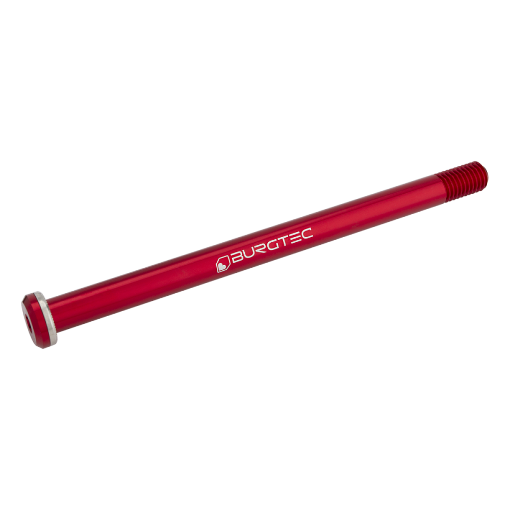 Burgtec 180mm x 12mm 1.75mm Pitch Rear Axle - Race Red