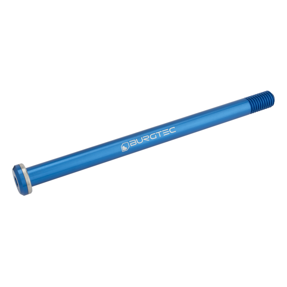 Burgtec 180mm x 12mm 1.75mm Pitch Rear Axle - Deep Blue