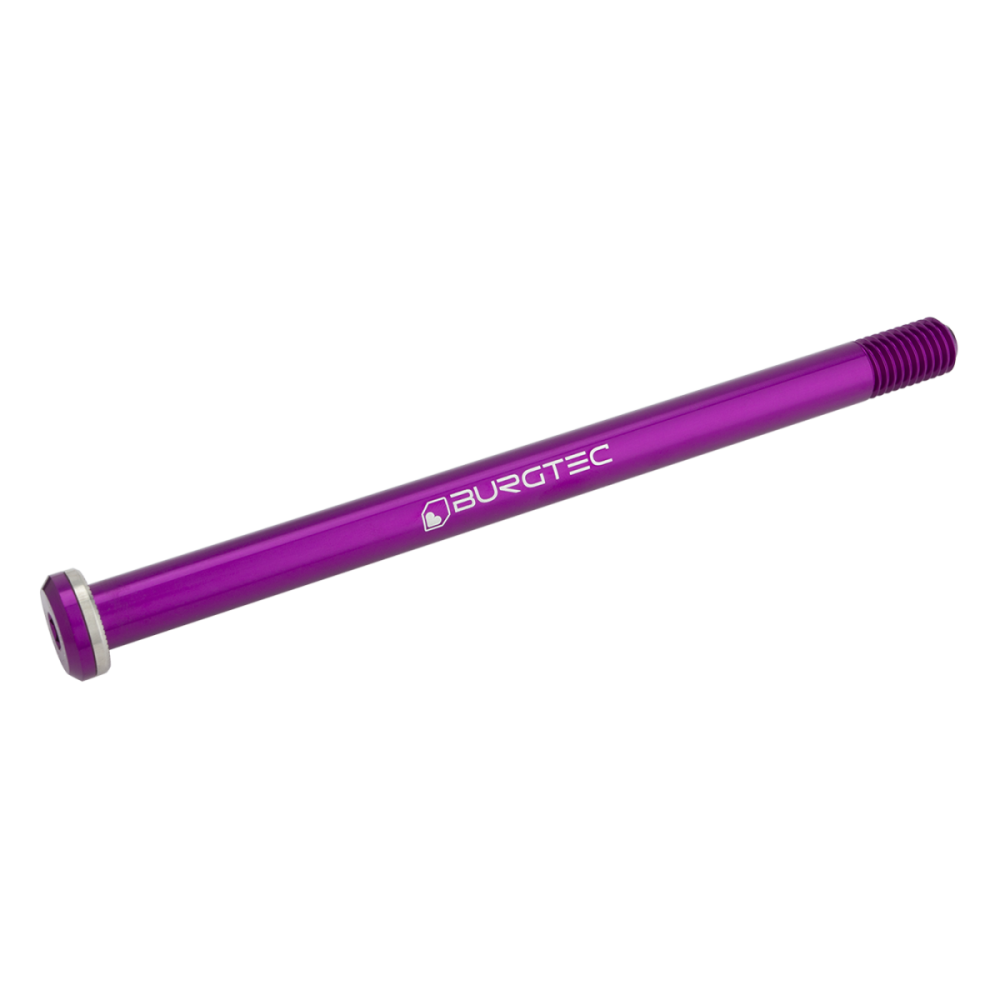 Burgtec 180mm x 12mm 1.75mm Pitch Rear Axle - Purple Rain