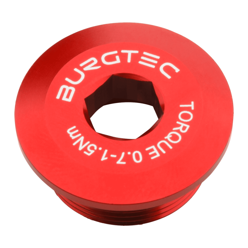 Burgtec Shimano Crank Bolt - Race Red