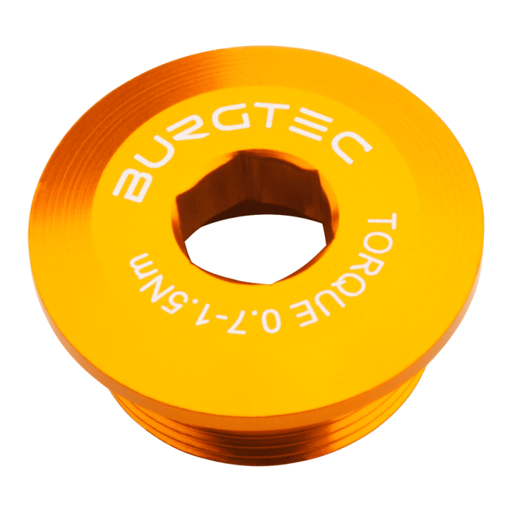 Burgtec Shimano Crank Bolt - Iron Bro Orange