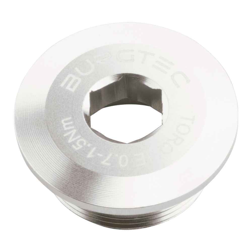 Burgtec Shimano Crank Bolt - Rhodium Silver