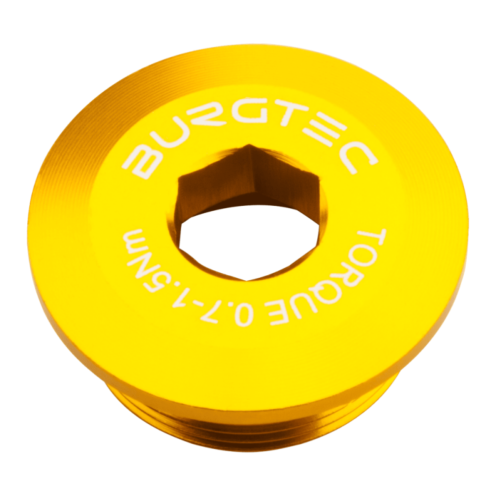 Burgtec Shimano Crank Bolt - Bullion Gold, Burgtec Bullion Gold