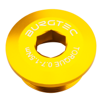 Burgtec Shimano Crank Bolt - Bullion Gold, Burgtec Bullion Gold