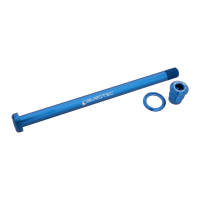 Burgtec Pivot 185.3mm Rear Axle - Deep Blue