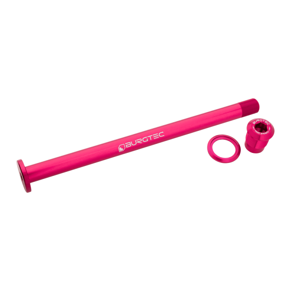 Burgtec Evil 183.5mm Rear Axle - Toxic Barbie Pink