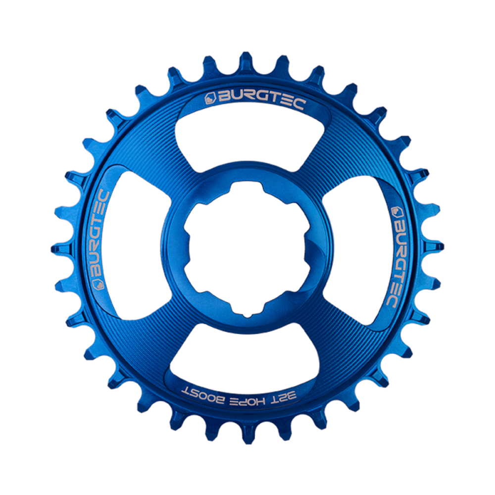 Burgtec Thick Thin Chainring for Hope Boost Direct Mount - 28T - Deep Blue