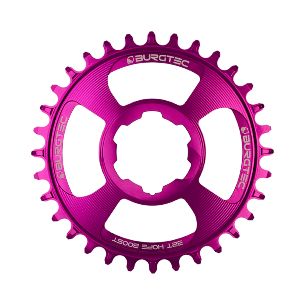 Burgtec Thick Thin Chainring for Hope Boost Direct Mount - 28T - Purple Rain