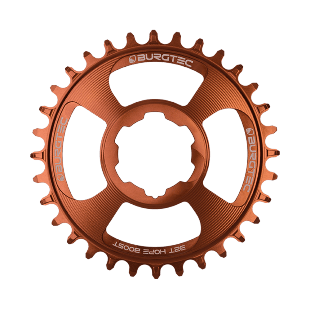 Burgtec Thick Thin Chainring for Hope Boost Direct Mount - 28T - Kash Bronze