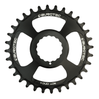 Burgtec 3mm Offset Thick Thin Chainring for Race Face Cinch, Burgtec Black, 28T