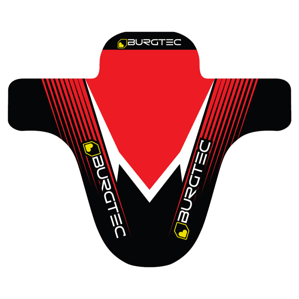 Burgtec Moto Mudguard - Red