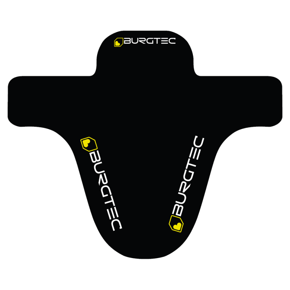 Burgtec Moto Mudguard - Black, Plain Black