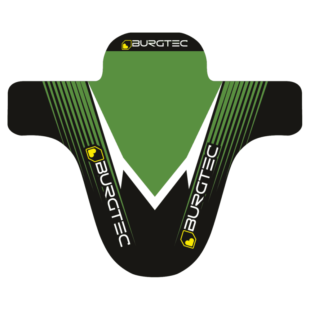 Burgtec Moto Mudguard - Candy Spruce Green