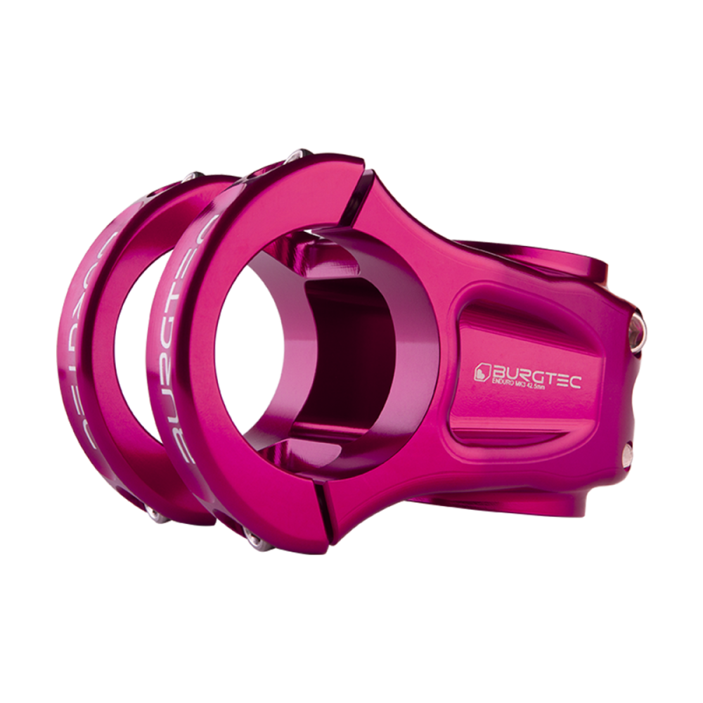 Burgtec Enduro MK3 Stem - 35 Clamp - 42.5mm Reach - Toxic Barbie Pink