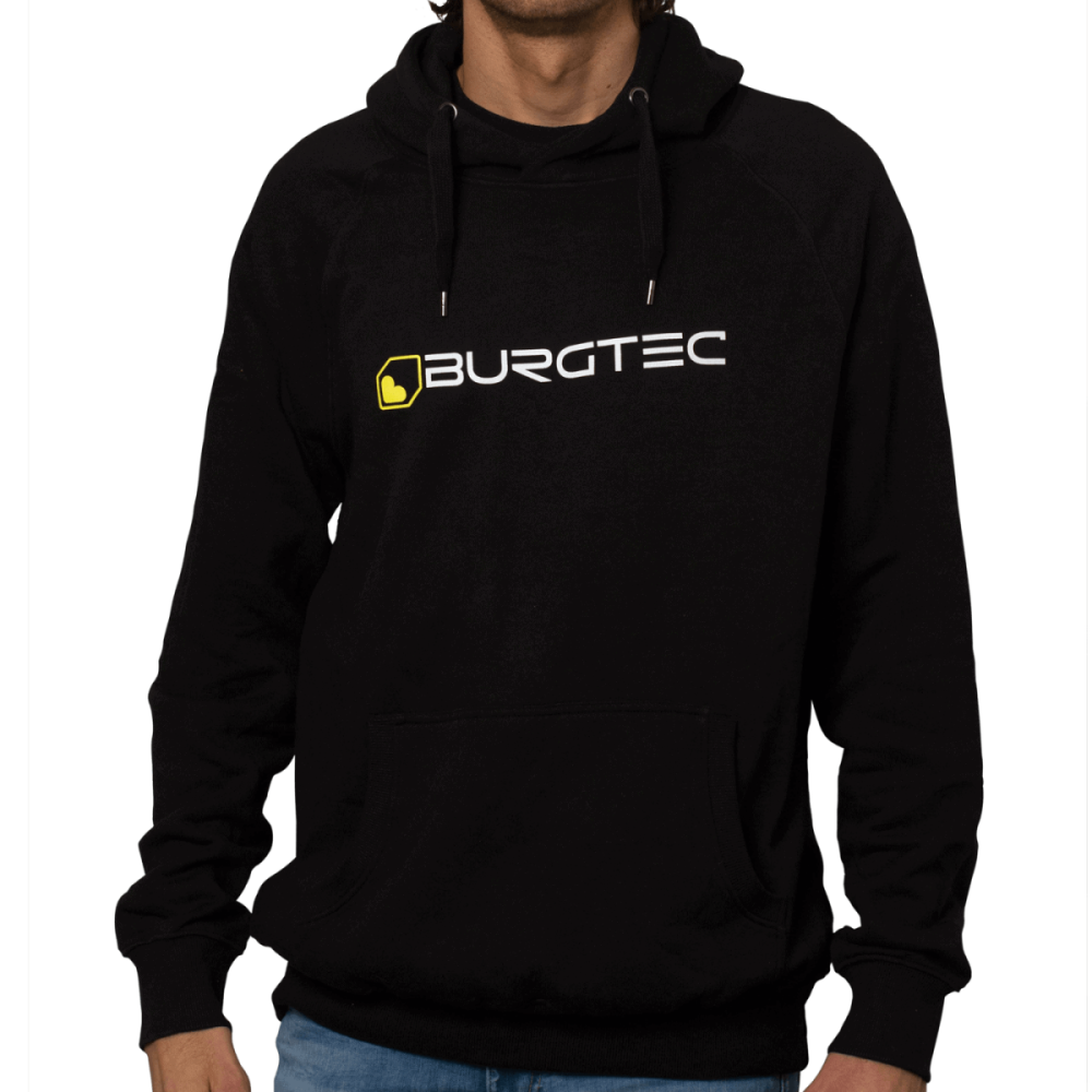 Burgtec Black Logo Hoodie - XL