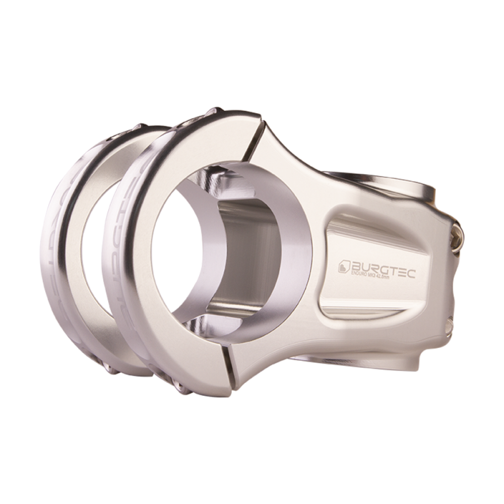 Burgtec Enduro MK3 Stem - 35 Clamp - 50mm Reach - Rhodium Silver