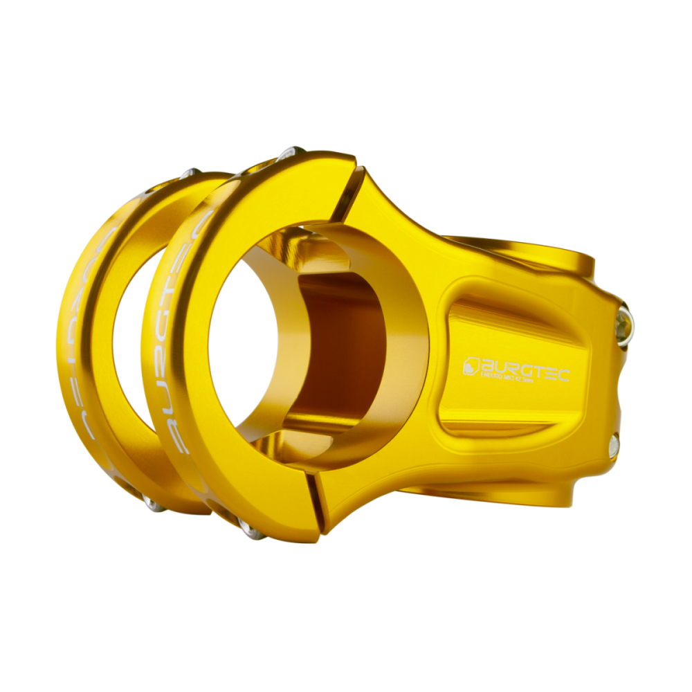 Burgtec Enduro MK3 Stem - 35 Clamp - 50mm Reach- Bullion Gold, Burgtec Bullion Gold