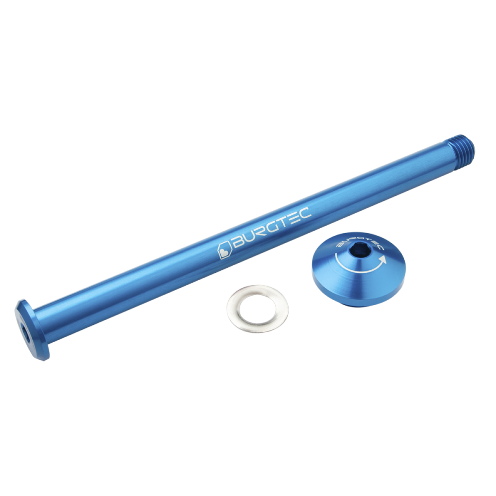 Burgtec Yeti 171mm Rear Axle - Deep Blue