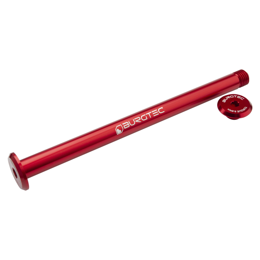 Burgtec Evil 170mm Rear Axle, Race Red