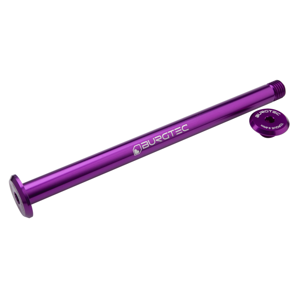 Burgtec Evil 170mm Rear Axle, Purple Rain