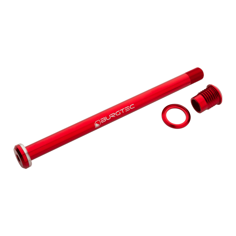 Burgtec Santa Cruz 173.7mm Rear Axle - Race Red