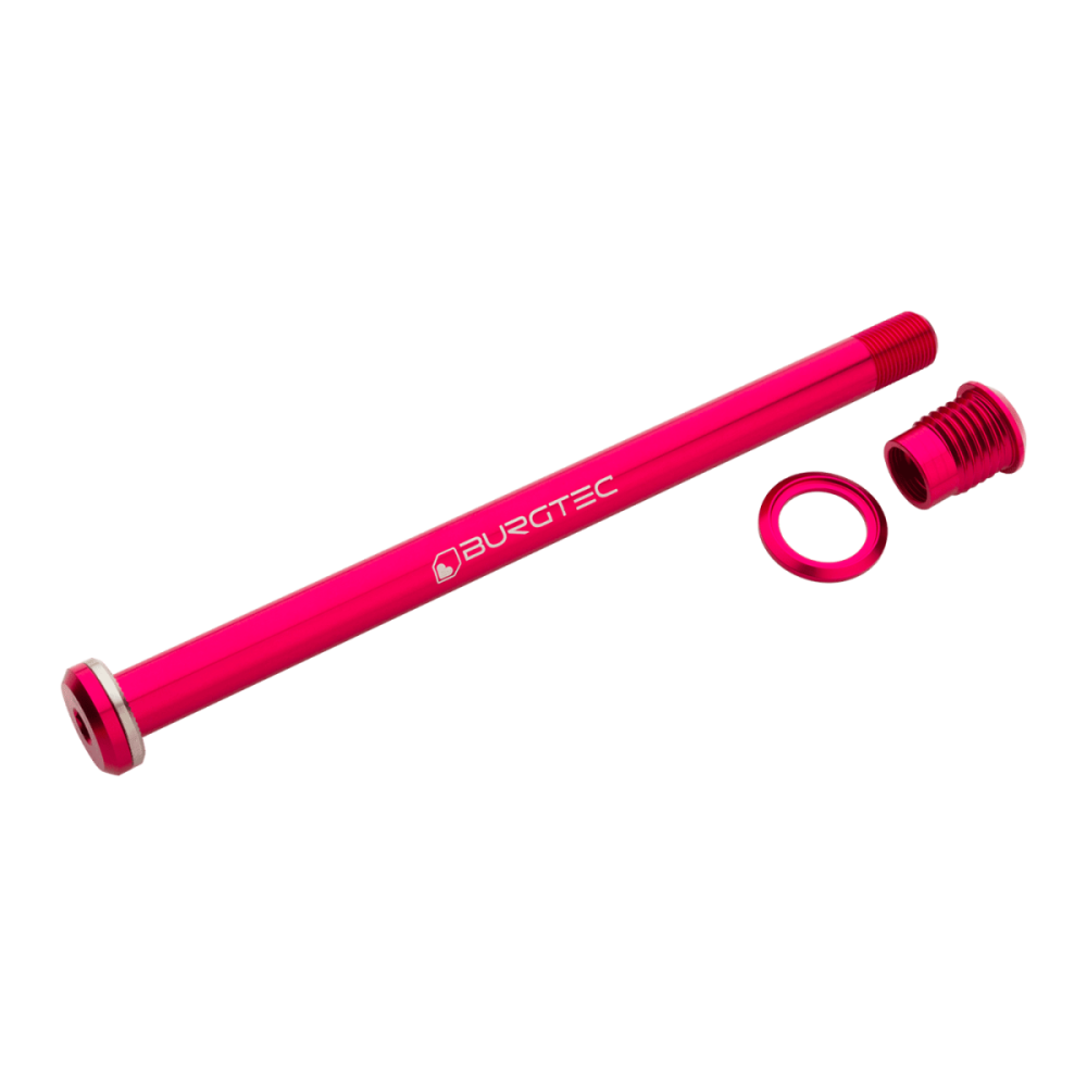 Burgtec Santa Cruz 173.7mm Rear Axle - Toxic Barbie Pink