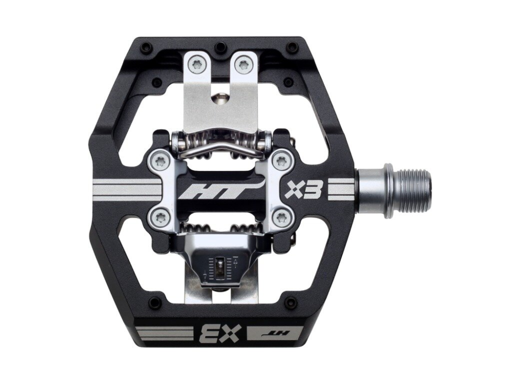 HT-Components X3 Downhill Pedal stealth black, Stealth Black
