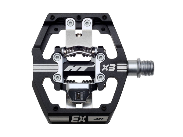 HT-Components X3 Downhill Pedal stealth black, Stealth Black