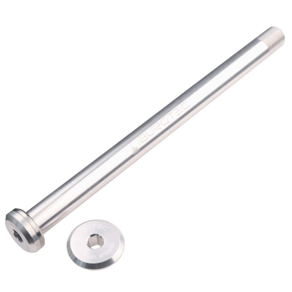 Burgtec Santa Cruz 168.5mm Rear Axle - Rhodium Silver