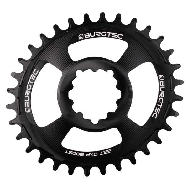 Burgtec Oval 3mm Offset Thick Thin Chainring for SRAM 3-Bolt - 32T
