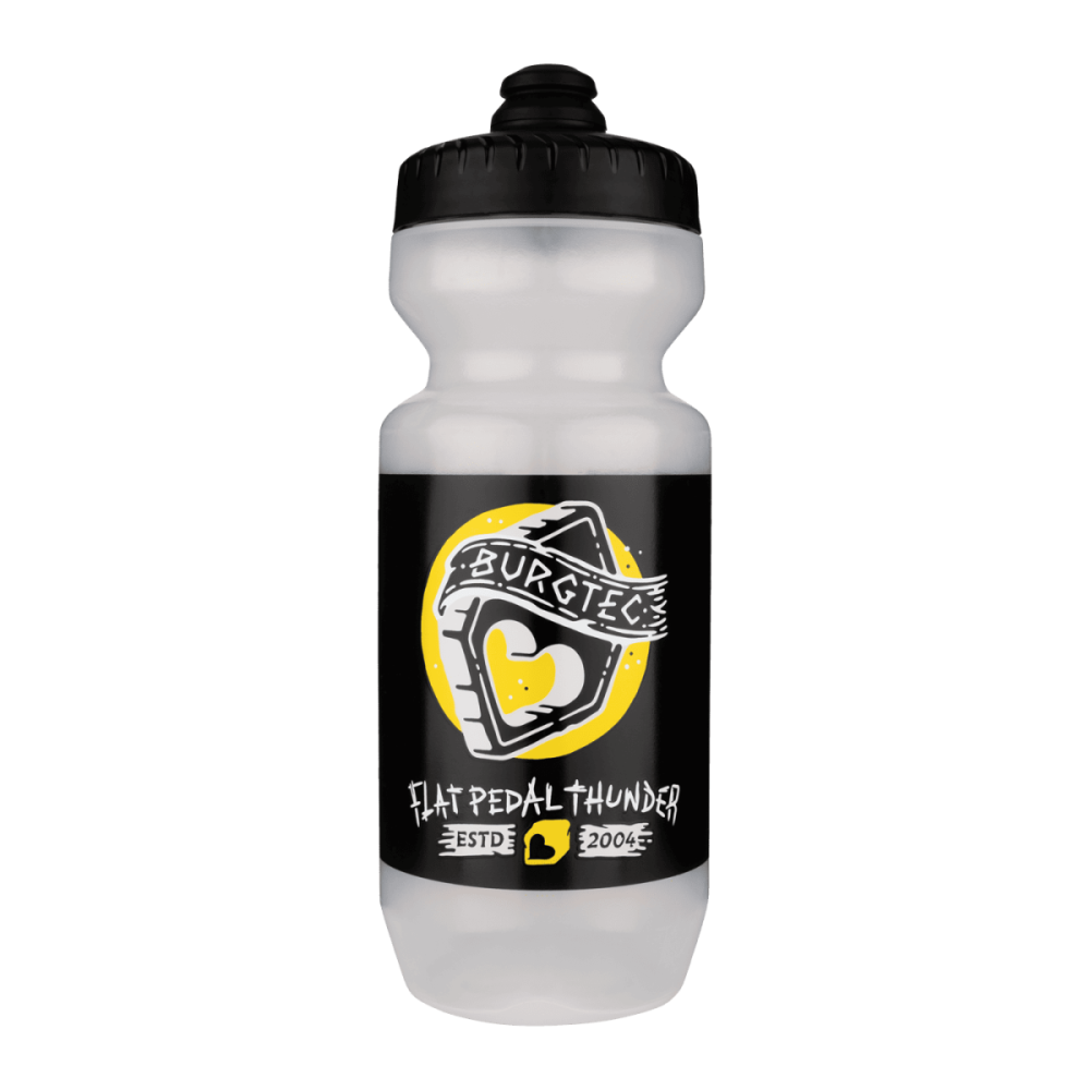 Burgtec Guzzle Water Bottle - Flat Pedal Thunder, 650ml