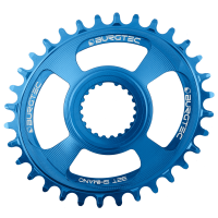 Burgtec Oval Shimano Direct Mount Thick Thin Chainring - 30T - Kash Bronze