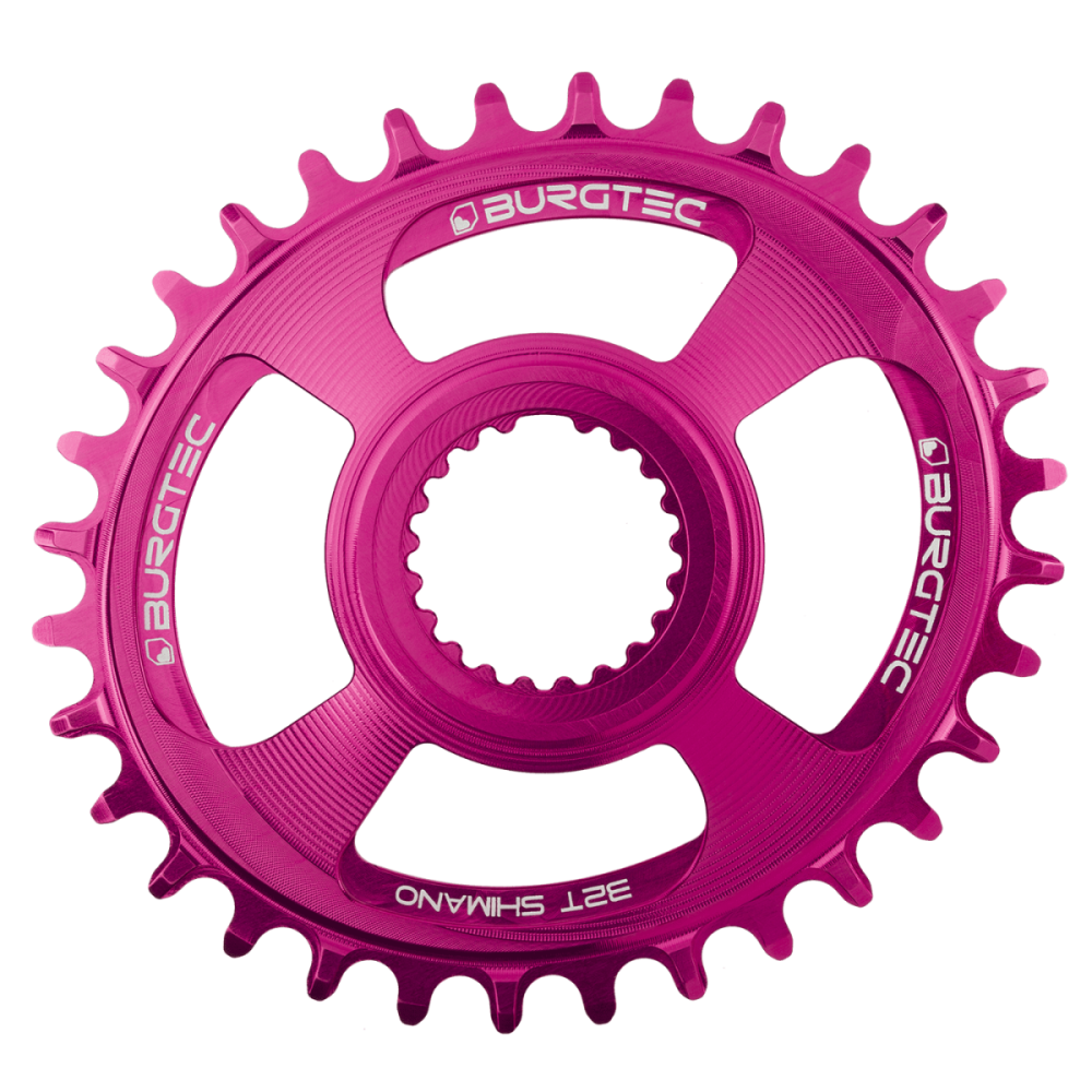 Burgtec Oval Shimano Direct Mount Thick Thin Chainring - 30T - Kash Bronze