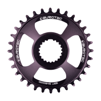 Burgtec Thick Thin Chainring for Shimano Direct Mount - 30T - Black Sapphire