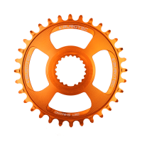 Burgtec Thick Thin Chainring for Shimano Direct Mount - 34T - Iron Bro Orange