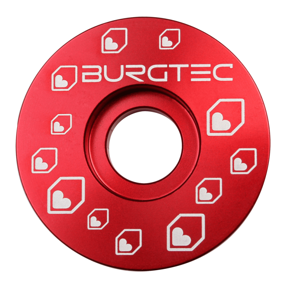 Burgtec Top Cap - Race Red