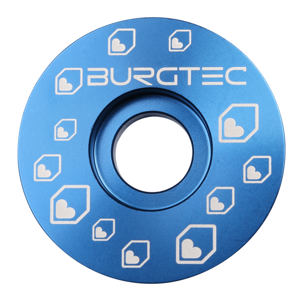 Burgtec Top Cap - Deep Blue