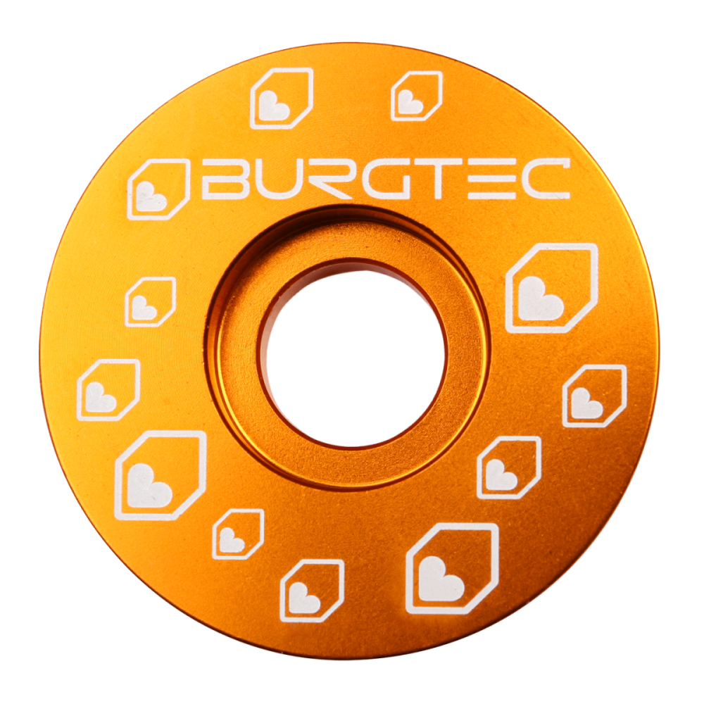 Burgtec Top Cap - Iron Bro Orange