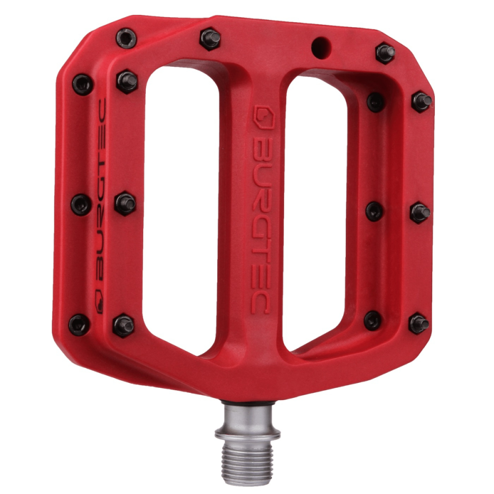 Burgtec MK4 Composite Pedals - Race Red