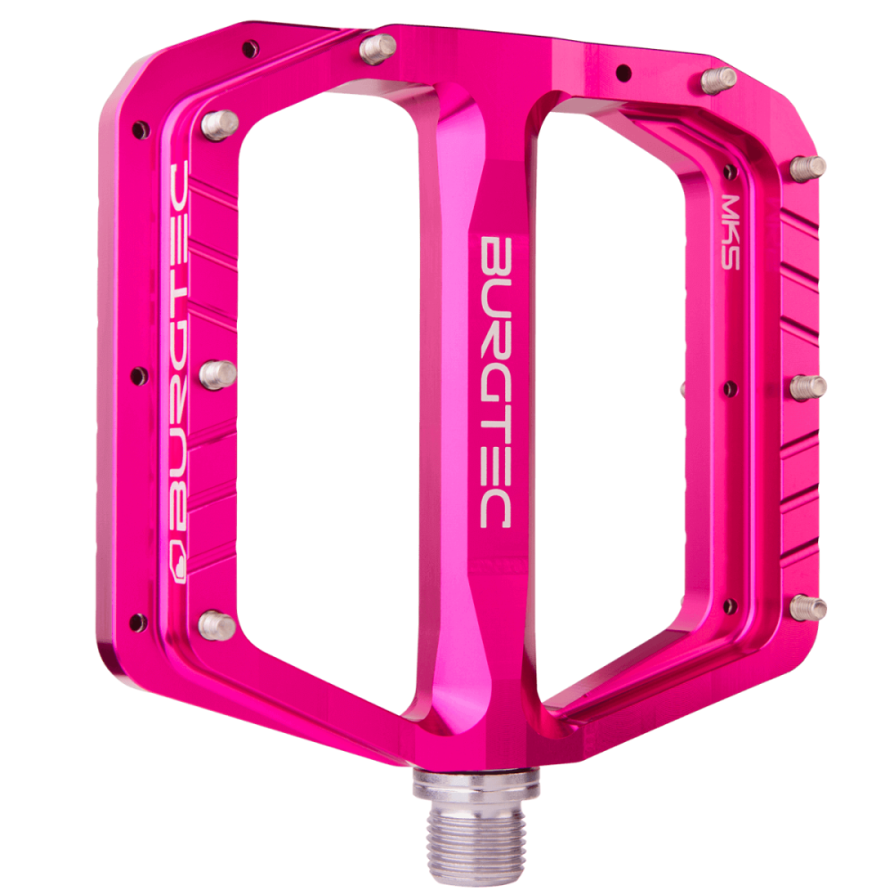 Burgtec Penthouse Flat MK5 Pedals - Toxic Barbie Pink