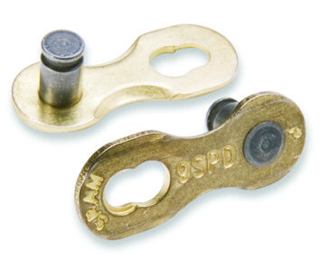 SRAM Kettenschloss 9-fach PowerLink (1 Stk) Gold, Sram