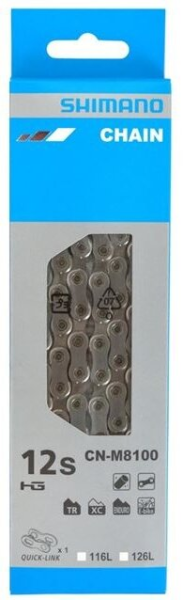 Shimano XT/Ultegra 22 Kette, CN-M8100, 126