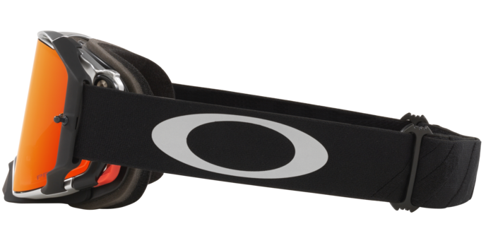 Oakley Airbrake MX Tuff Blocks Gunmetal Black / Prizm Torch Iridium, One Size