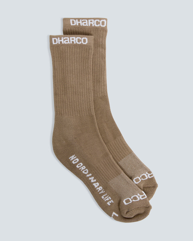 Dharco Crew Socks | Dust, S/M