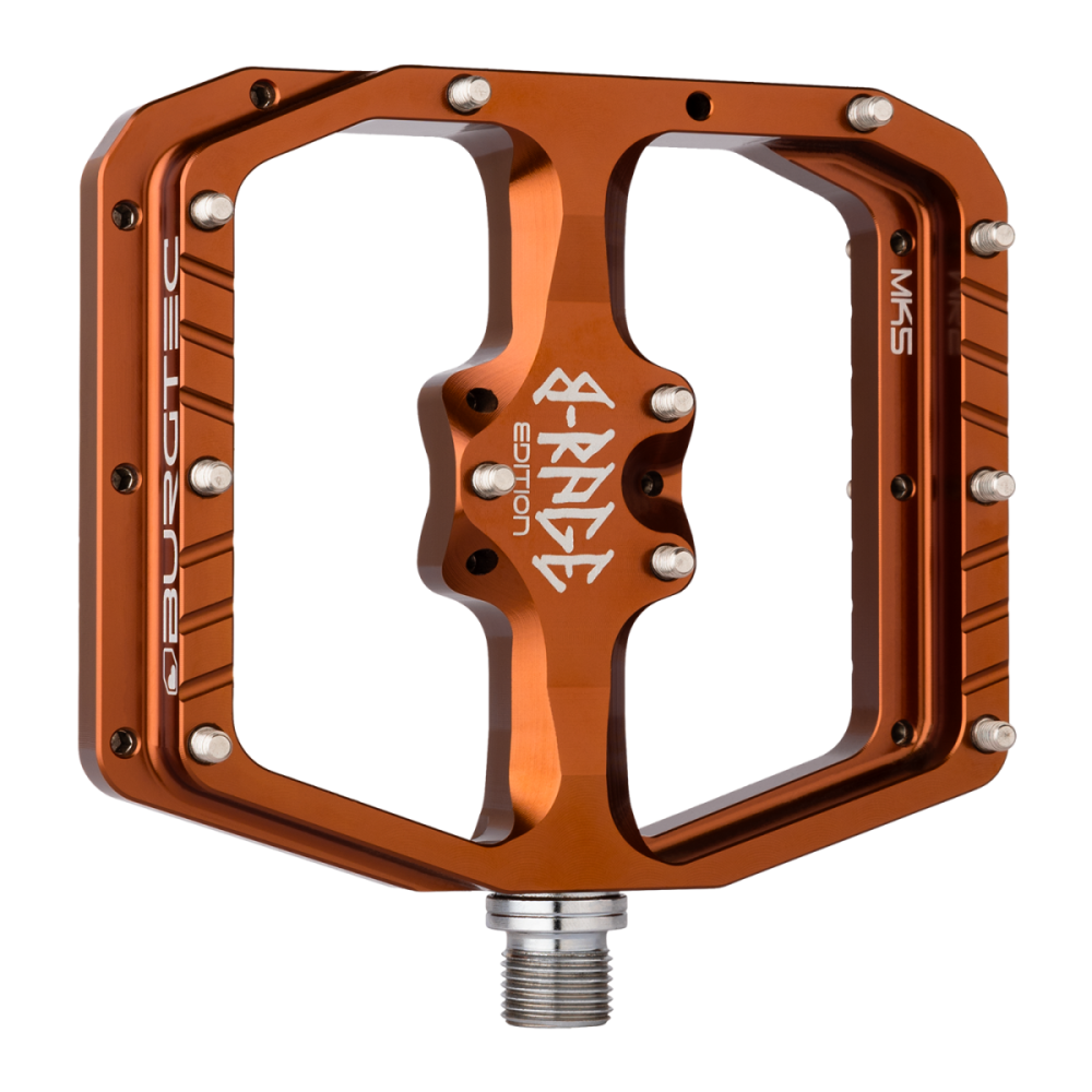 Burgtec Penthouse Flat MK5 B-Rage Edition Pedals - Kash Bronze