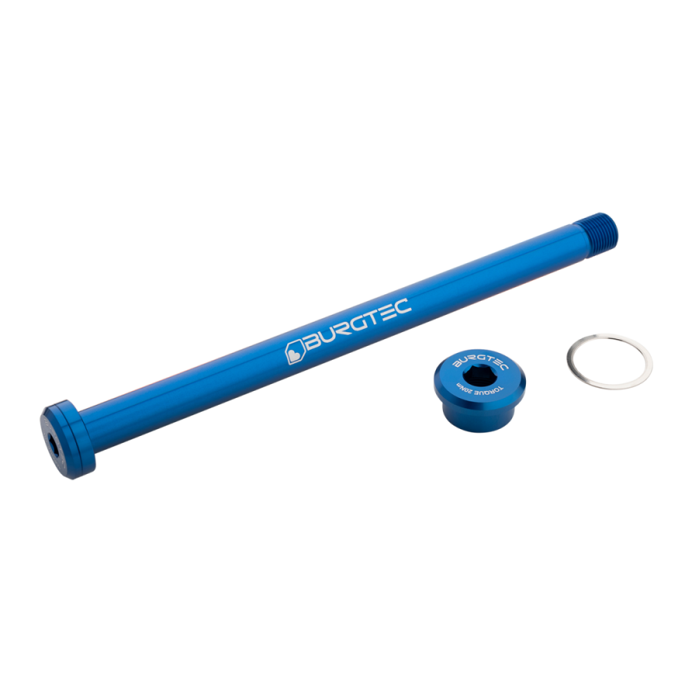 Burgtec Rocky Mountain 173mm Rear Axle - Deep Blue