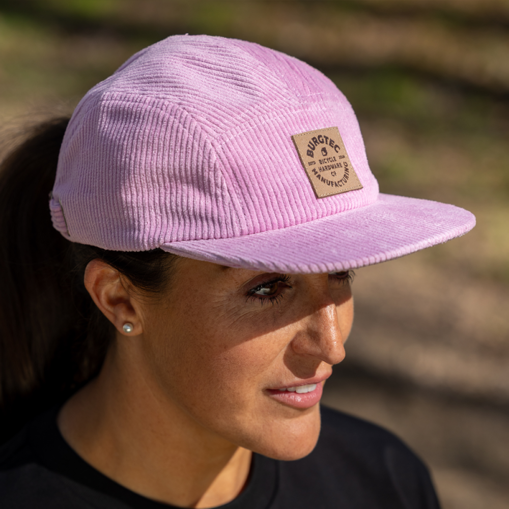 Burgtec Bandit Corduroy Five Panel - Candyfloss