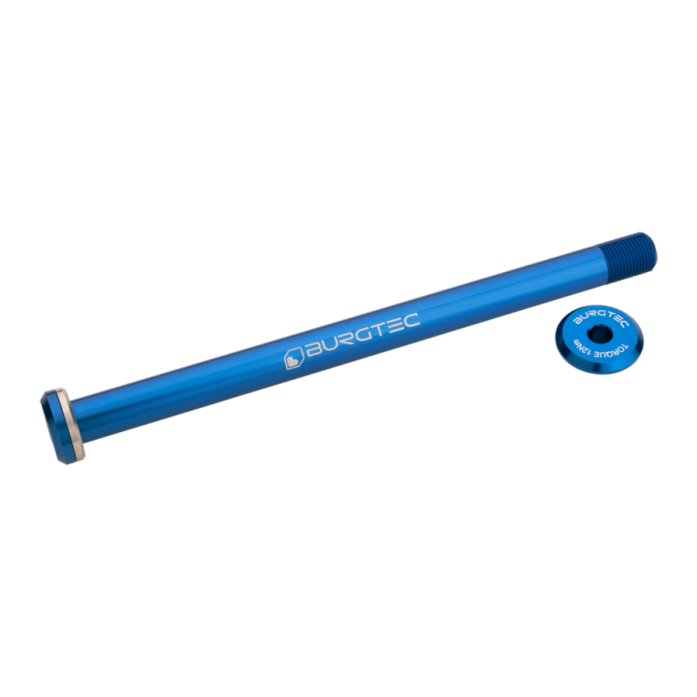 Burgtec Santa Cruz 168.5mm Rear Axle - Rhodium Silver